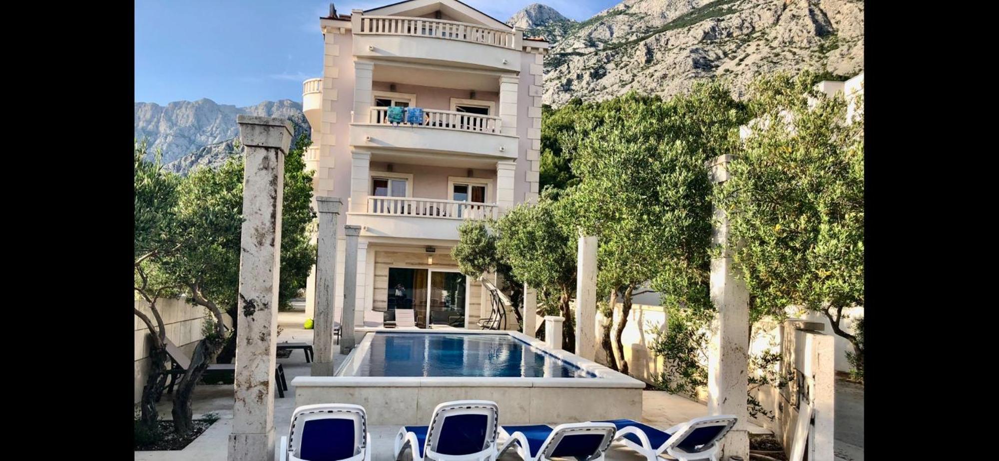 Villa Luce Mit Pool Makarska Exterior photo